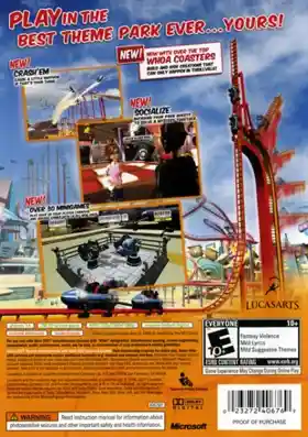 Thrillville Off The Rails (USA) box cover back